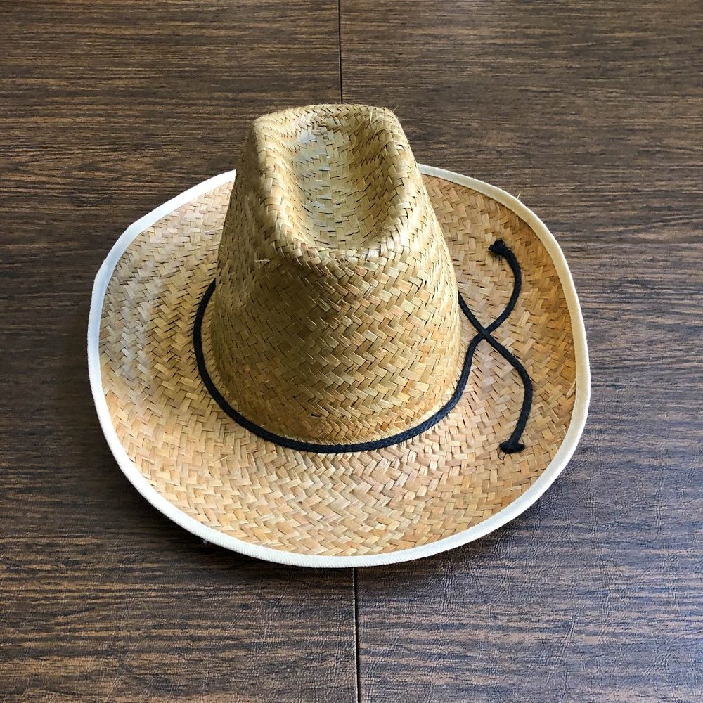 Western Cowboy Cowgirl Unbranded Brown Straw Hat